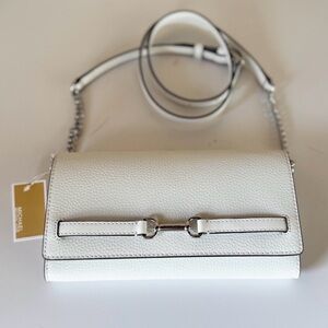 NWT Michael Kors Carson Large Wallet on a Chain. Retail $348.00